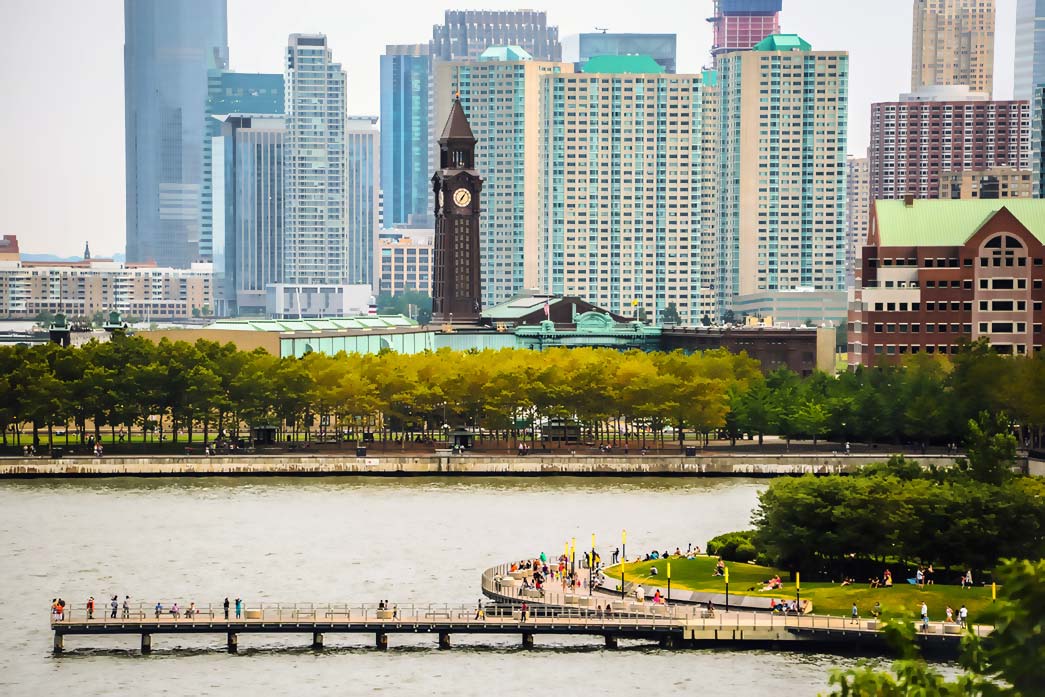 Jersey city view from Hoboken